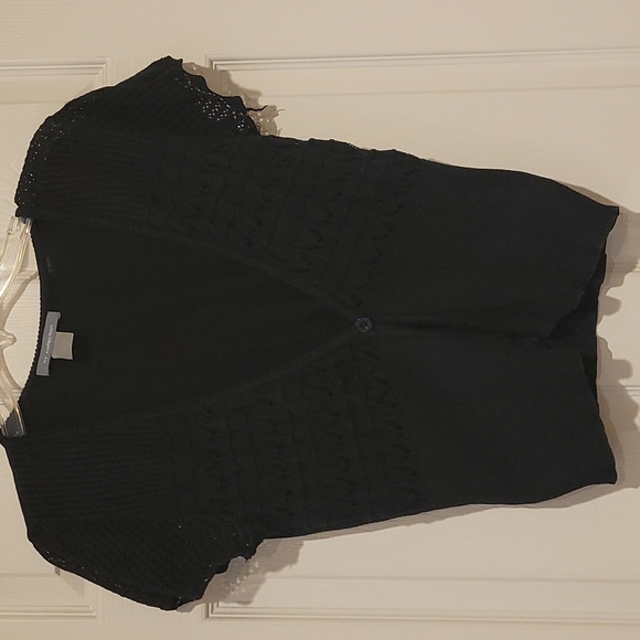 Black Cardigan sz Medium - Picture 1 of 2